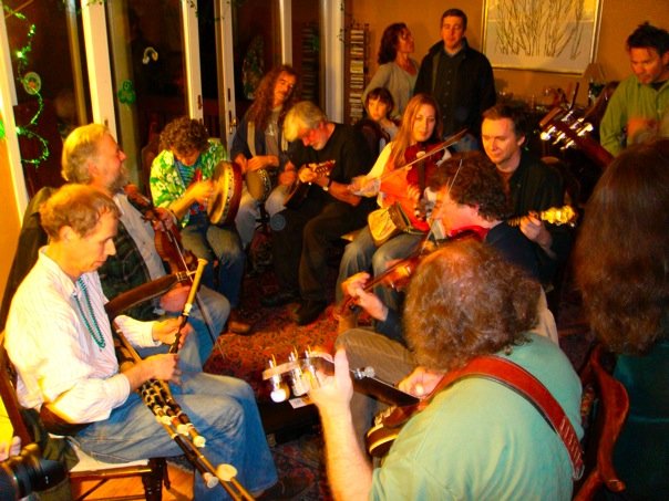 Irish house session, San Francisco, 2009